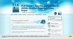 Desktop Screenshot of klub-plk-koper.si